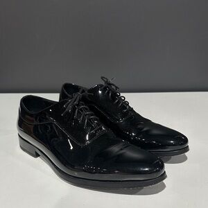 SuitSupply Patent Leather Tuxedo Shoes 8.5 Oxfords